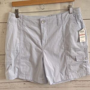 Style & Co. Soft Blue Mid-Rise Comfort Waist Shorts, Size 12, NWT